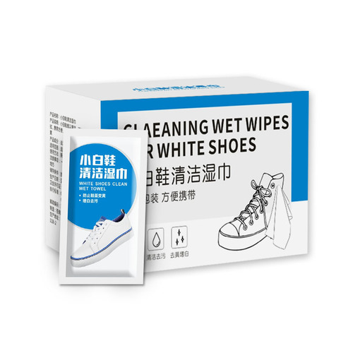 Maili white shoe cleaning wipes disposable decontamination whitening shoe wipes sports shoes portable wholesale internet celebrity