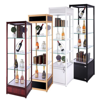 沈阳玻璃展示架手机产品烟柜展示柜酒柜手饰办柜陈列柜批发代发|ms