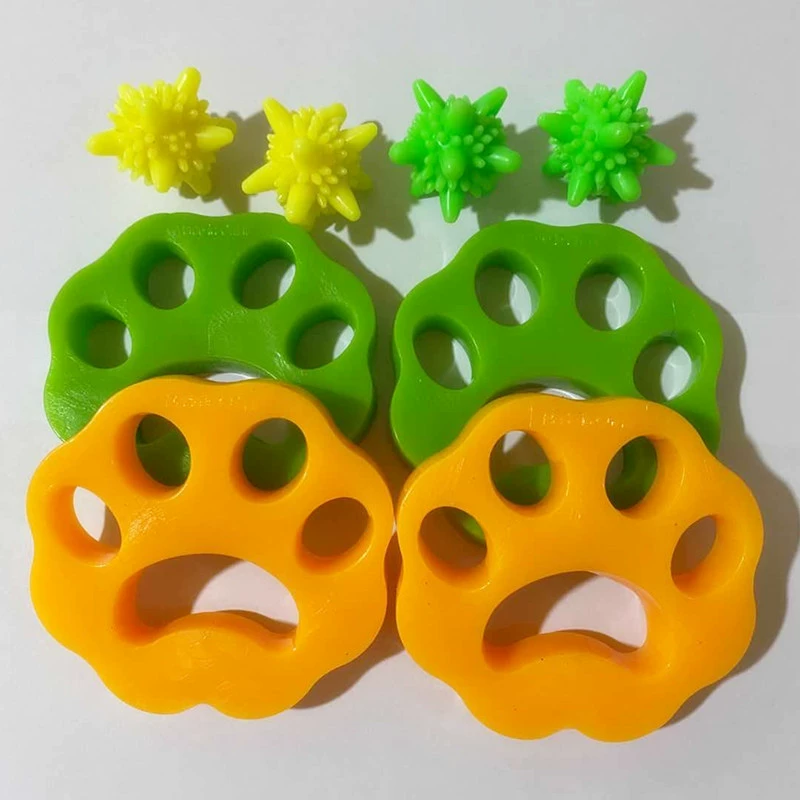 Cross -border explosion laundry ball+ sticky cushion cleaning clothes hair pet sticky hair removal water rinse