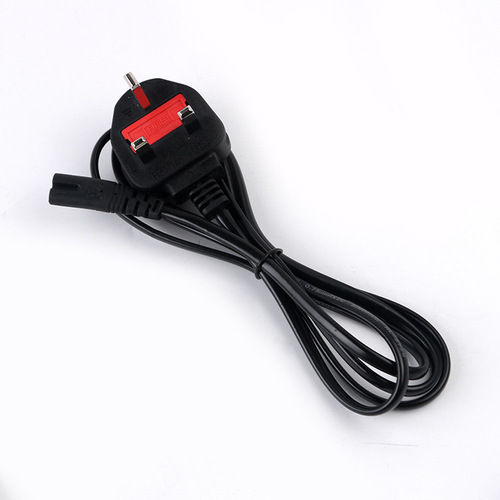 BS British Standard UK plug adapter charger cable with fuse for BS 8488 tail power cord, compatible with Malaysia