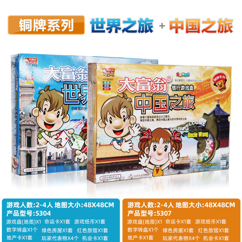 Monopoly Game Board S Version Game Board China Tour World Tour Monopoly Desktop Game Board