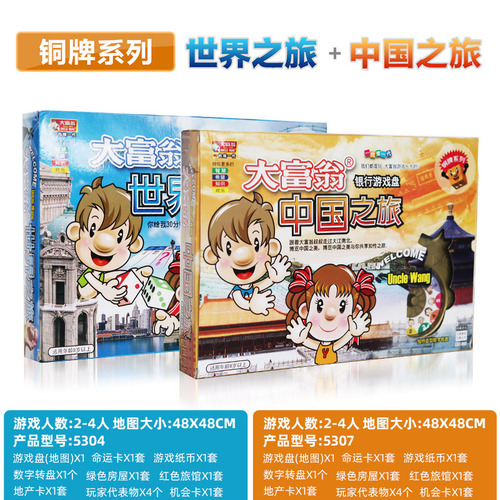 Monopoly Game Board S Version Game Board China Tour World Tour Monopoly Desktop Game Board