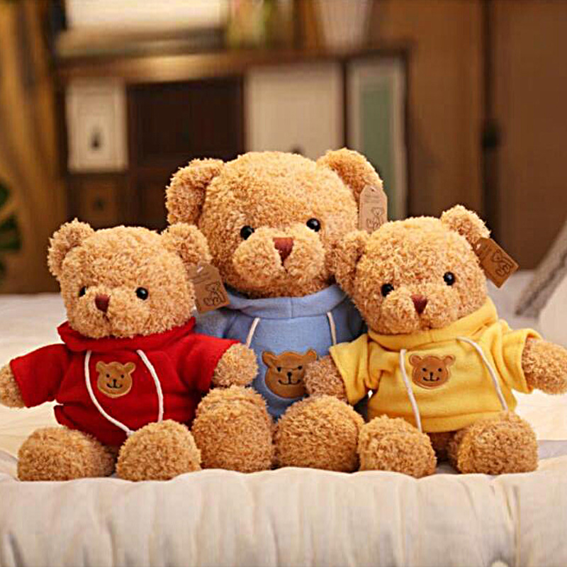 Little Bear Doll Teddy Bear Plush Toy Children Doll Gift Pillow Doll Machine Doll Activity Gift Wholesale