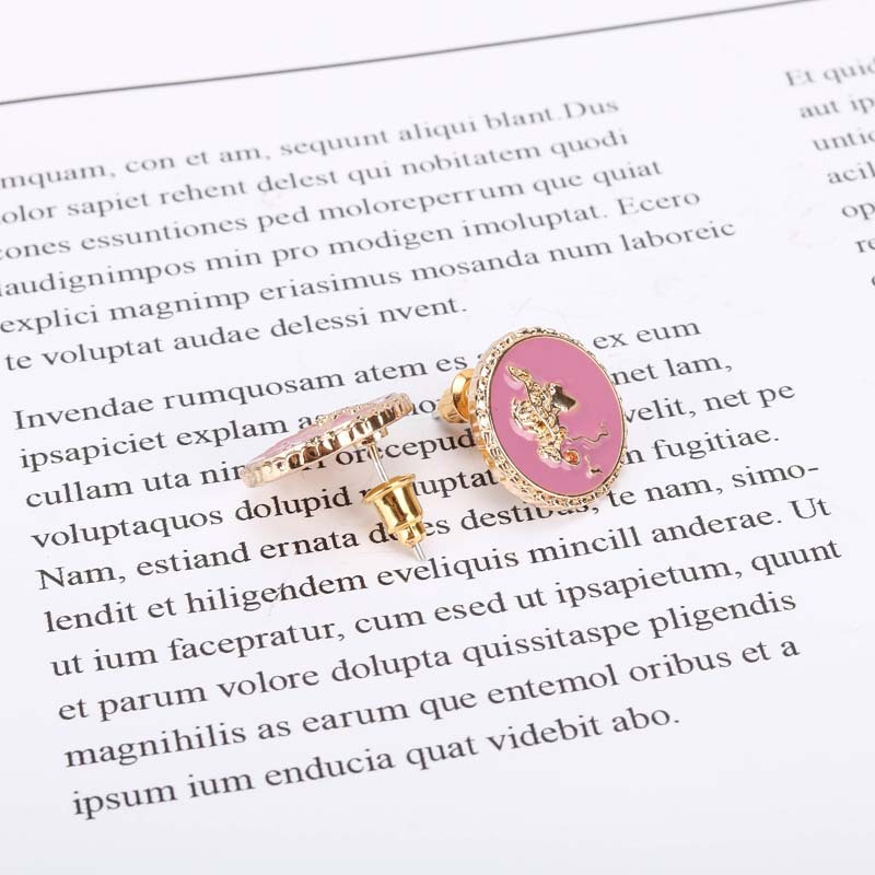 Fashion Oil Drop Earrings S925 Silver Needle  Korean Retro Flower  Women's Earrings display picture 6