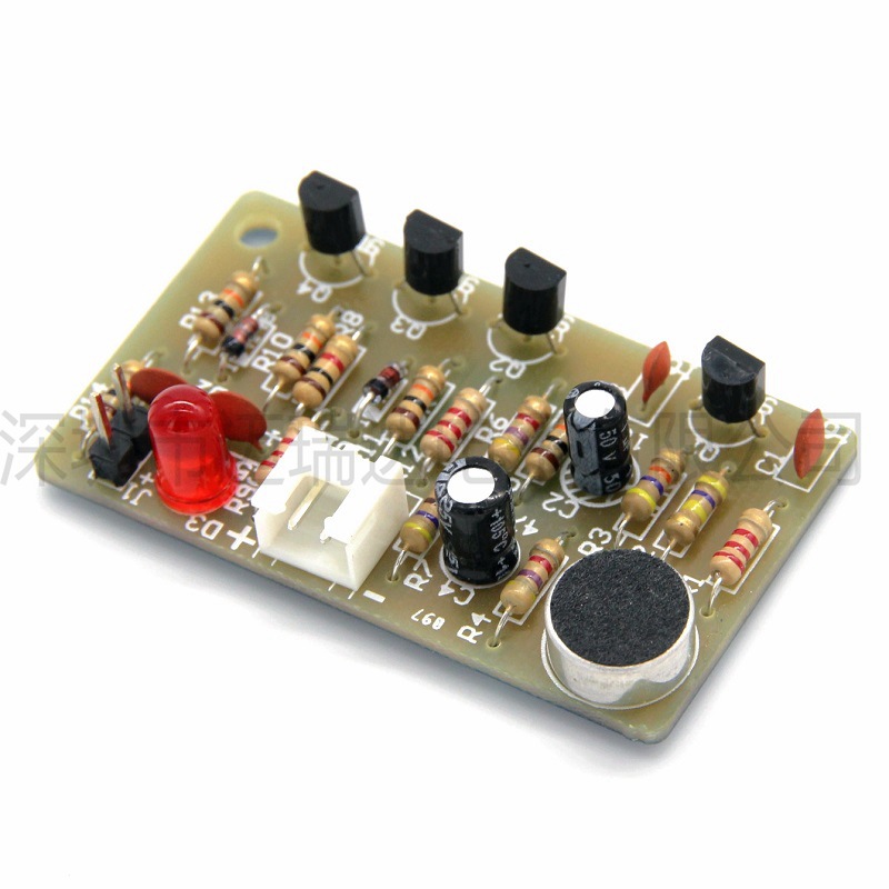 ICSK050A 高灵敏七彩LED节拍双稳态开关DIY套件