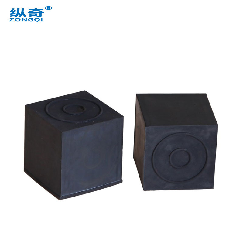 厂家直销FRB方形橡胶块浮筑地板面减振墩50*50*50减震器消音垫