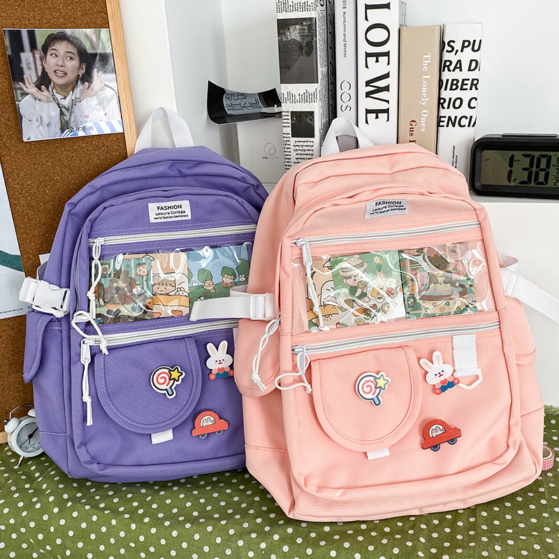 Cute Transparent Funny Soft Backpack display picture 95