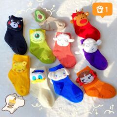 新款童襪ins風潮流寶寶兒童襪 可愛立體卡通棉襪公仔襪