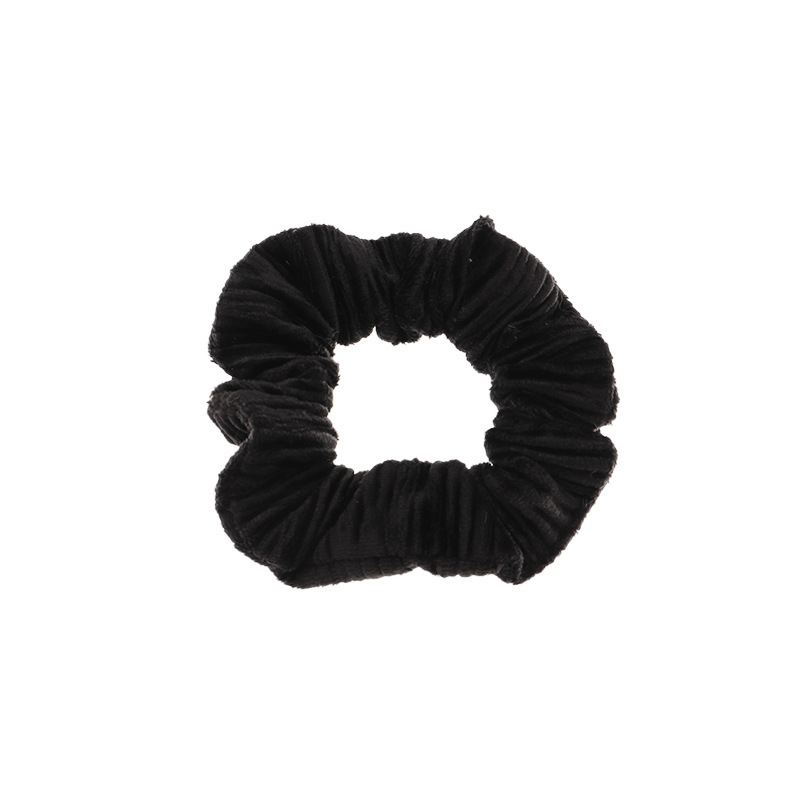 Retro Leopard Spotted Hair Tie Fabric Hair Scrunchies display picture 2