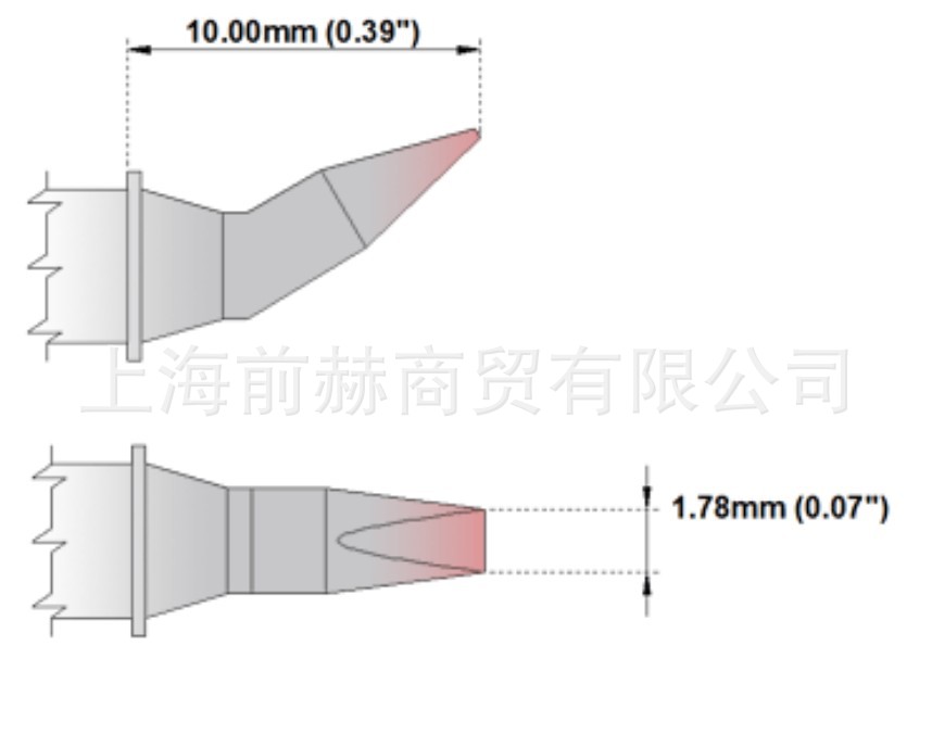 THERMALTRONICS 热魔 M7CB225 凿型烙铁头