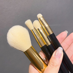 Makeup brush set eye shadow blush brush flat head faux wool silk soft beginner powder brush student version affordable portable