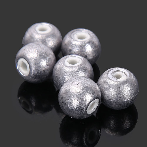Factory wholesale fishing tackle sinkers through-hole hollow sinkers ceramic sinkers porcelain sinkers