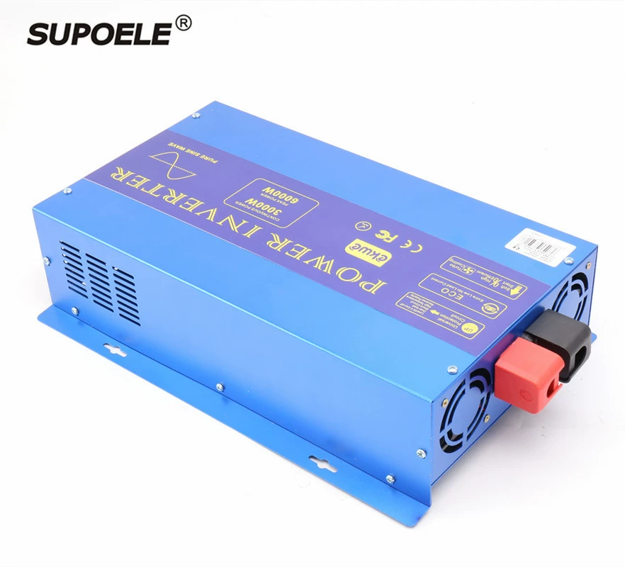 3000 Вт полная мощность высокочастотный автономный Солнечный чистый синусоидальный инвертор DC12V 24V 48V Factory Outlet