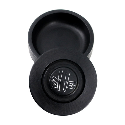 Inkstone with cover beginner adult student calligraphy inkstone ink pool ink sea ink tray ink cartridge ink strip set
