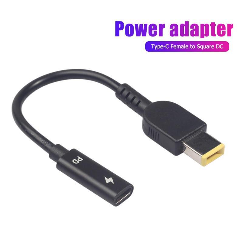 Applicable to type-c to Lenovo square Port fast charging USB C lipstick PD power charging cable ThinkPad tablet X1