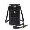 2020 New winter double-deck Mobile phone bag leisure time fashion Crocodile print Mobile phone bag Card position Certificates position