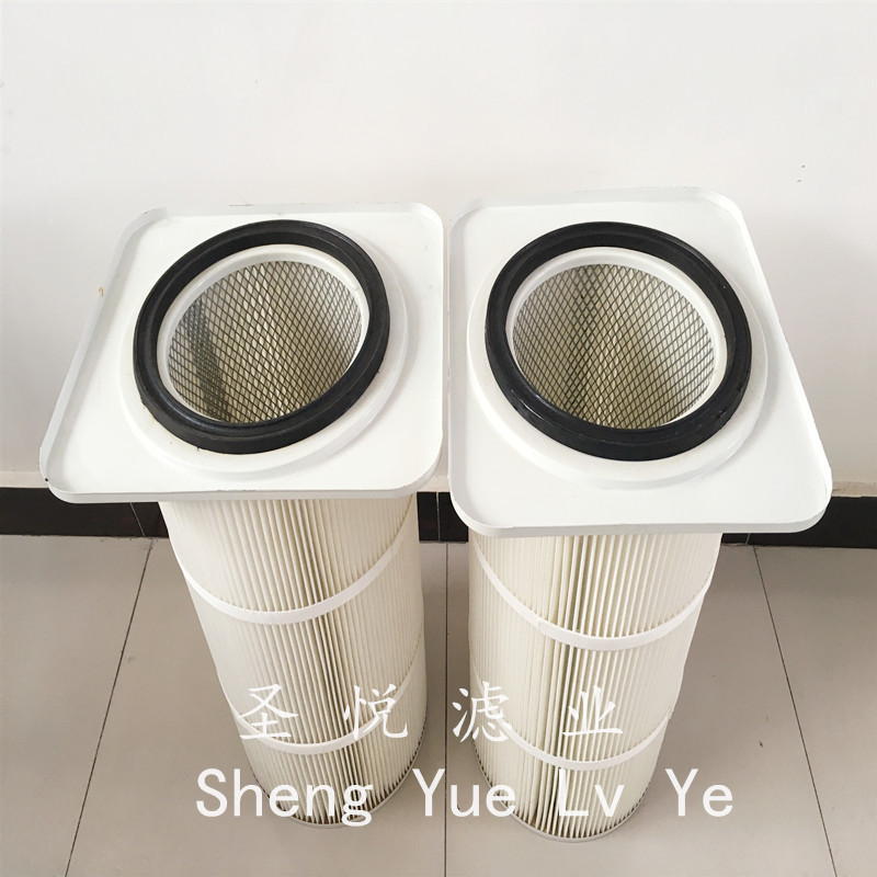 定制方形卡盘挂盘阻燃除尘滤芯离心风机集尘器喷砂抛丸滤筒过滤器