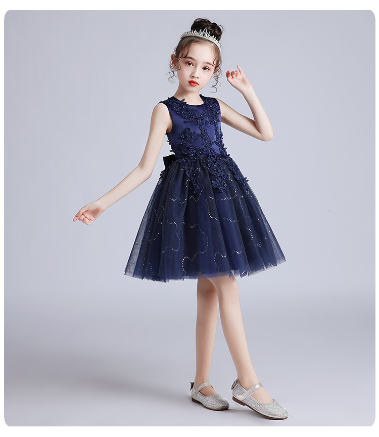 Princess Solid Color Polyester Girls Dresses display picture 5