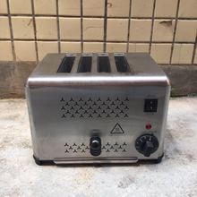 多士爐烤面包機商用4片6片多士爐吐司機不銹鋼早餐機肉夾饃烤爐