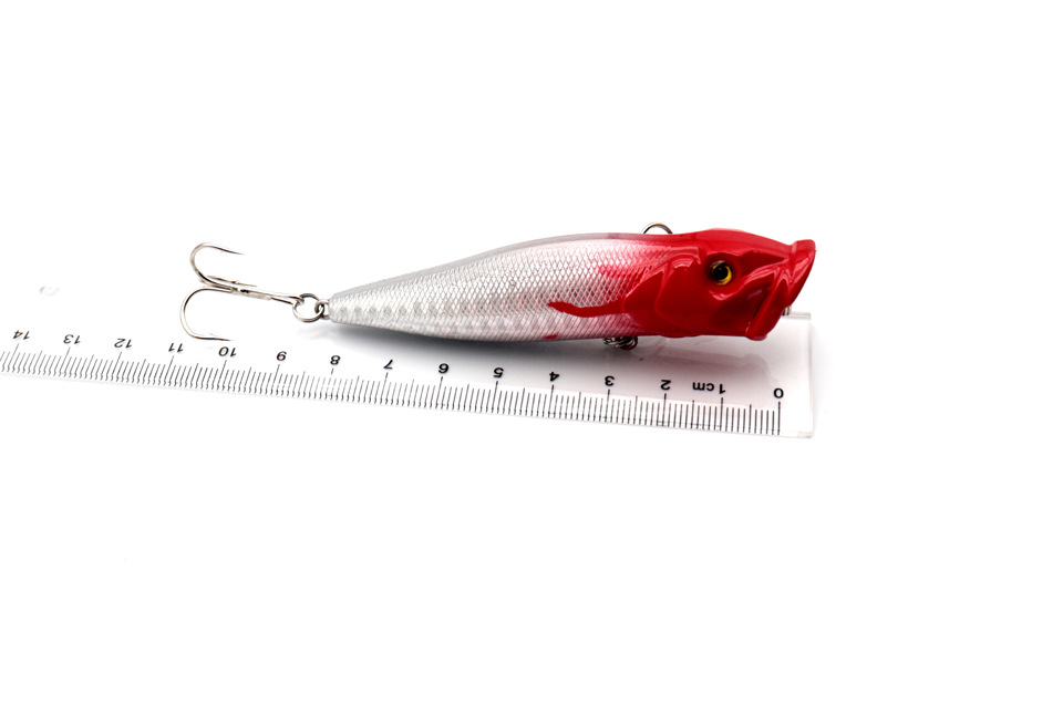 Small Popper Fishing Lures 40mm 2.3g Hard Plastic Baits Fresh Water Bass Swimbait Tackle Gear