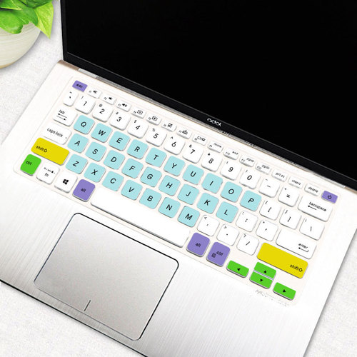Suitable for ASUS ADOU14U notebook silicone keyboard film A bean 14-inch color dustproof protective film