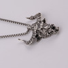 Brand necklace hip-hop style stainless steel, accessory, internet celebrity, European style