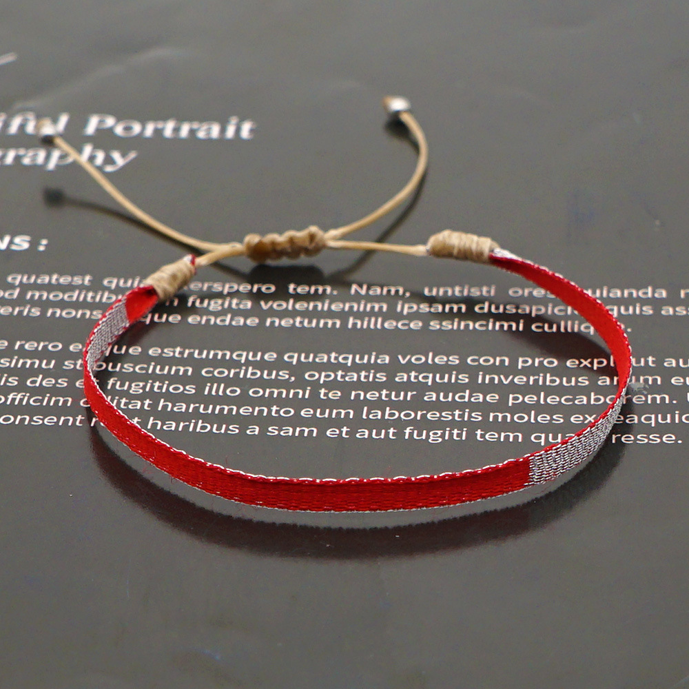Fashion Wild Retro Bohemian Ethnic Style Ribbon Bracelet For Women Wholesale display picture 3