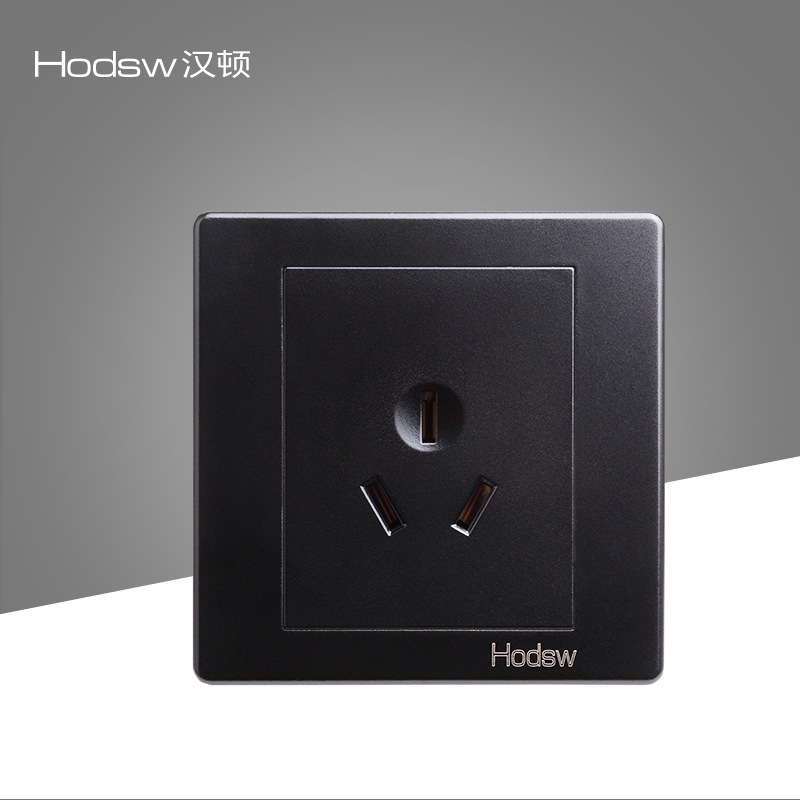 Black 16A air conditioning socket