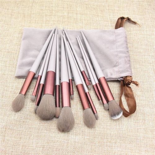 13-piece Sijiqing makeup brush set medium-sized beauty tool velvet bag makeup brush set