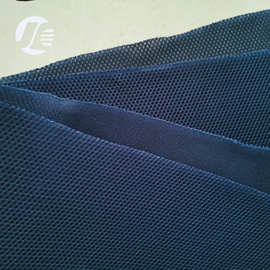 透气三明治网布 涤纶网眼鞋面料 夏季运动鞋材网眼布批发