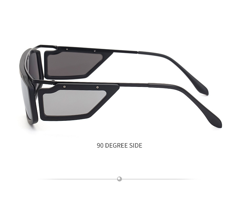 Fashion Four-sided Square Frame Anti-blue Uv Protection Sunglasses Wholesale display picture 6