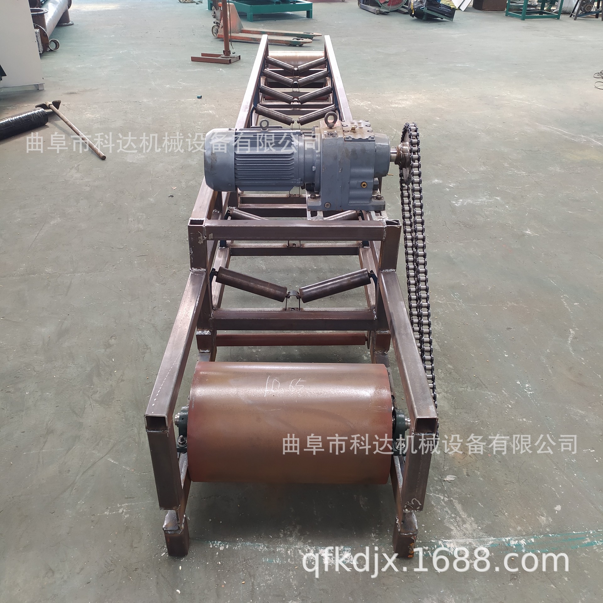 500mm带宽10米长胶带输送机XWZF槽型带输送机泥土输送机