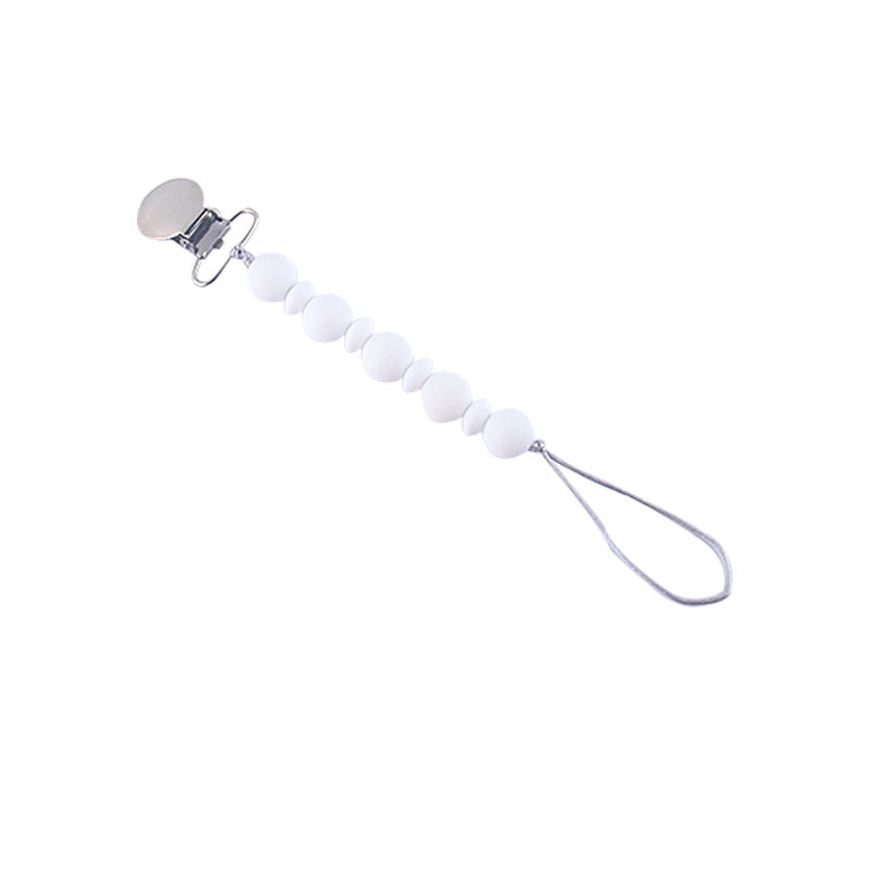 Cadena de chupete para bebé pezón cuerda material de silicona cadena anti-caída suministros maternos e infantiles Comercio exterior Amazon Venta caliente