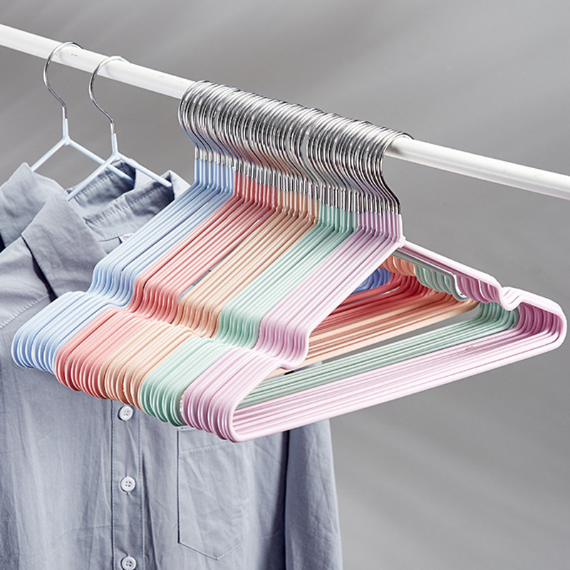 Dipped hangers, non-slip clothes support...