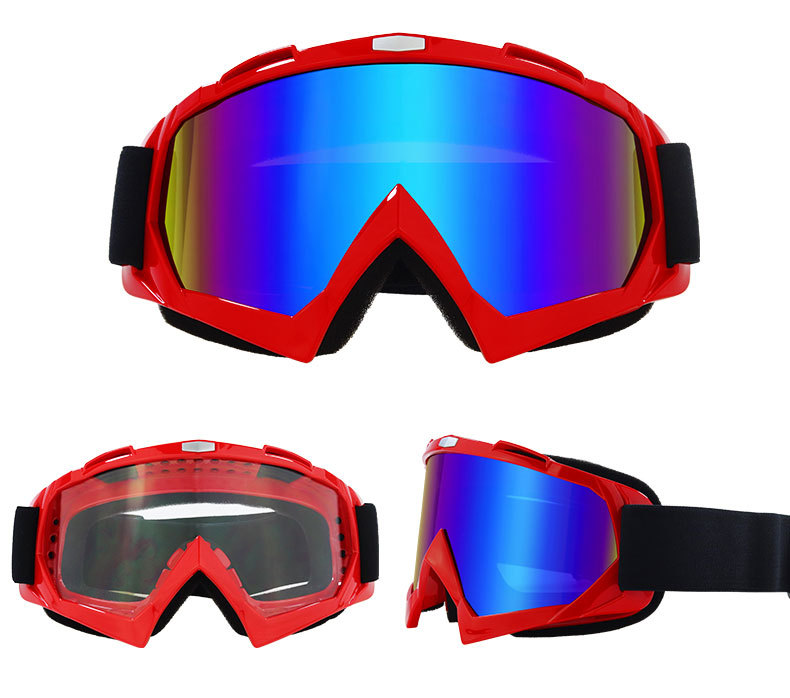 X400 Motorcycle Windshield Ski Mirror Outdoor Sports Equipment Riding Eye Protection Glasses for Direct Off Road Race_voghion.com