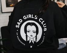 Sad Girls Club 女孩头像 前[胸口]背后印 欧美时尚休闲圆领卫衣