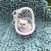 Realistic diverse animal model, jewelry, toy, hanging basket, cat