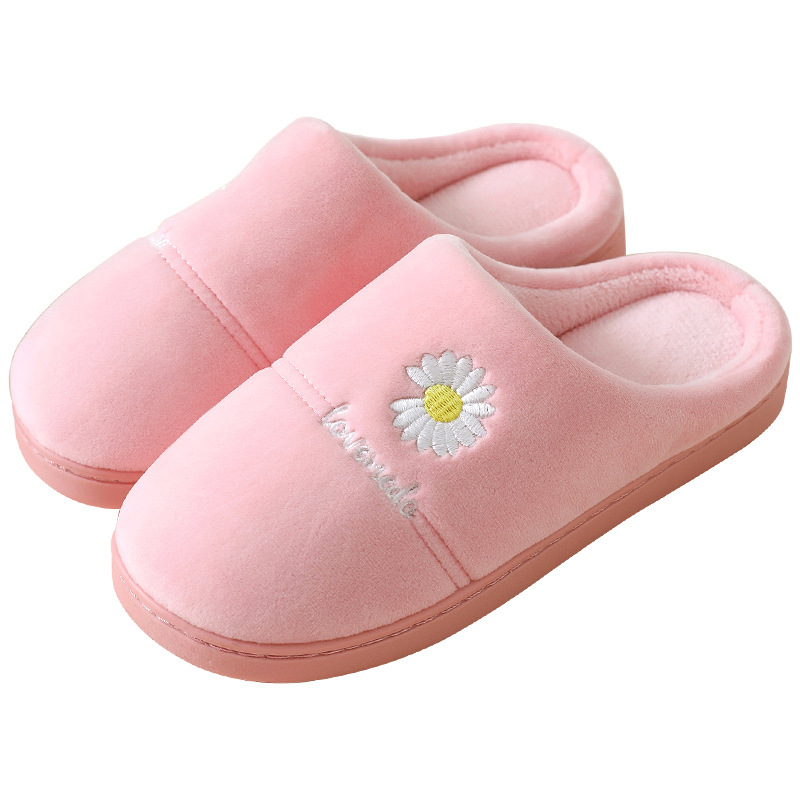 2022 new cotton slippers winter indoor non-slip home couple winter home warm wool slippers ladies wholesale