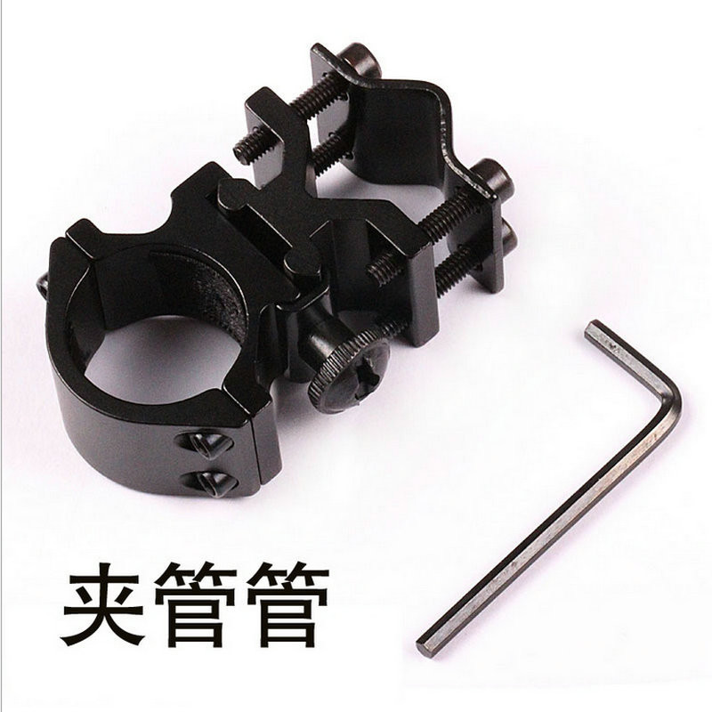 批发多功能夹具 蝴蝶夹 管夹 全金属多用途 战术k185手电筒支架