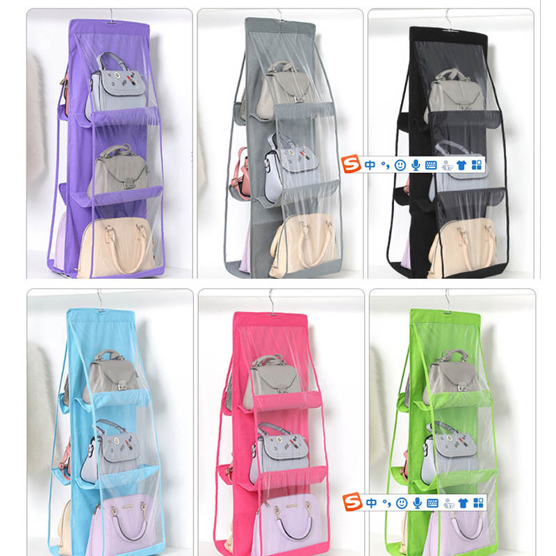 Double-sided six-layer bag hanging bag n...