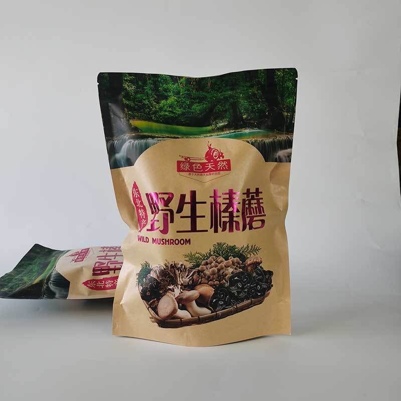 Northeast Specialty wild Hazel mushroom dried food Changbai Mushroom specialty Mushroom nail 250 gram/Hazel mushroom