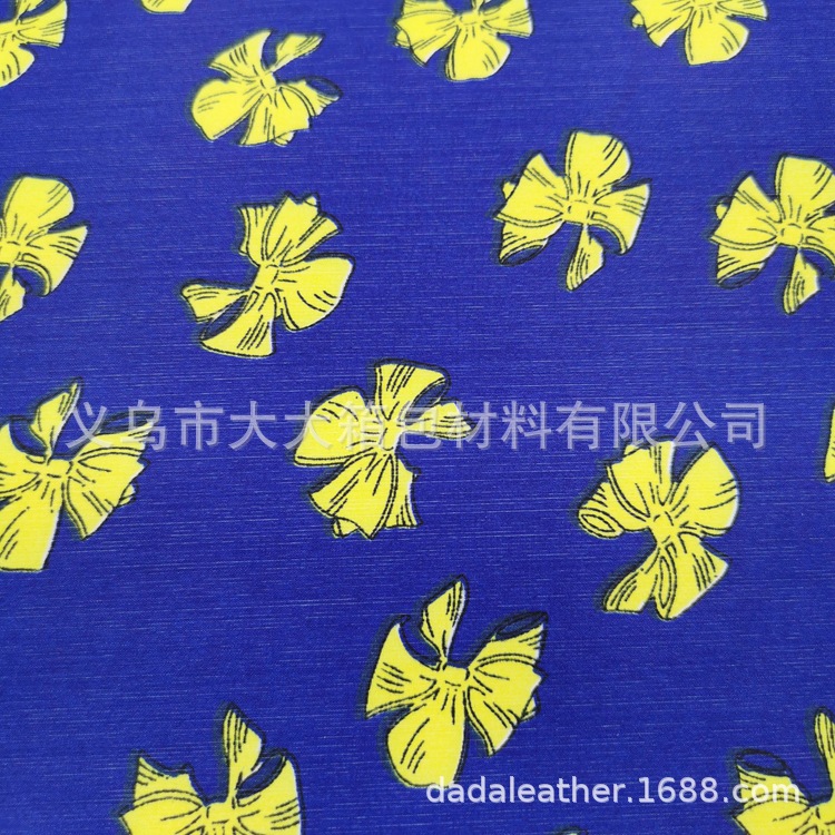 Korean velvet printing [Factory Direct Seller] Chiffon fabric, Korean velvet surface fabric, outer packaging fabric for luggage detail image 4