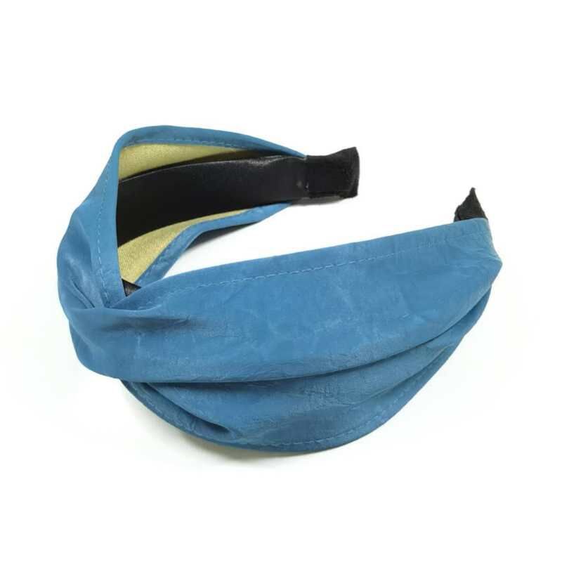 New Korean  Cross Pure Color  Silk Fabric Fashion Headband display picture 5