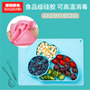 Silica gel dinner plate for baby, children's cartoon tableware