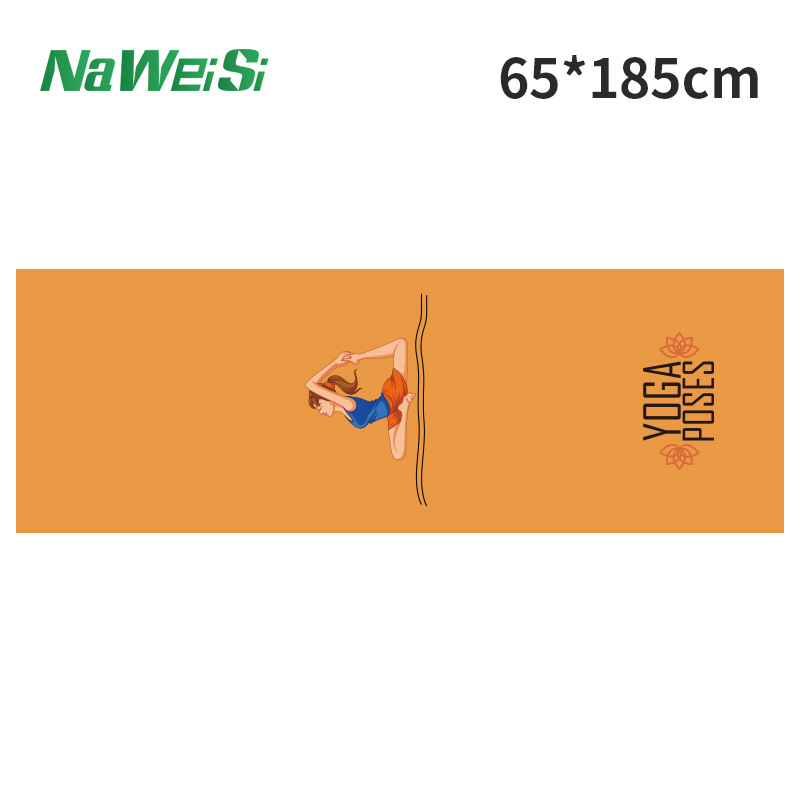 Estudio de Yoga de impresión portátil Toalla de yoga en stock antideslizante yogatowel Impresión digital Toalla de yoga