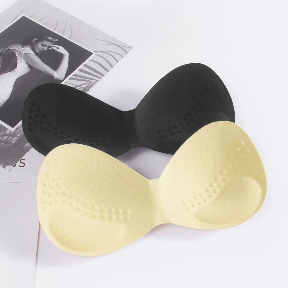 3D трехмерная латексная подушка для груди, цельное нижнее белье, подкладка для груди, соединенная чашка, воздухопроницаемая хлопковая чаша