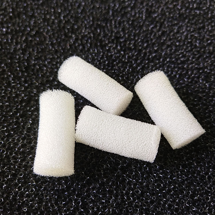 厂家生产 白色高密度过滤海绵 聚氨脂爆破网状过滤器用过滤棉