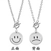 Necklace stainless steel hip-hop style suitable for men and women, pendant, wholesale