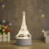 Cartoon acrylic creative table lamp, lights, street lamp, night light, 3D, creative gift