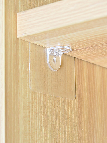 Wardrobe partition layer fixed and pasted hook plate holder without punching, super load-bearing, traceless, nail-free bracket, household artifact